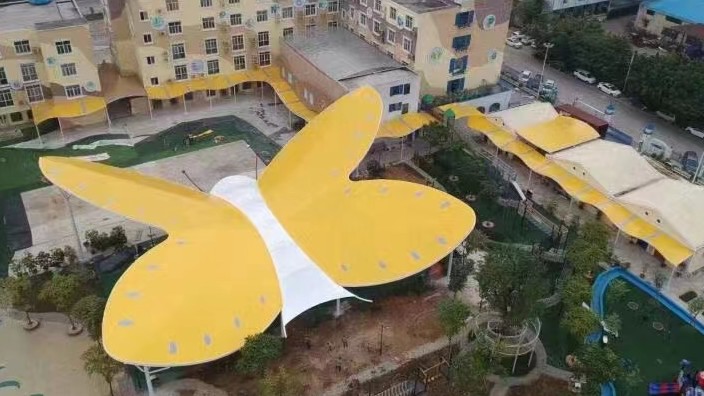 膜结构车棚汽车棚制作全解析：美观与实用的完美结合   