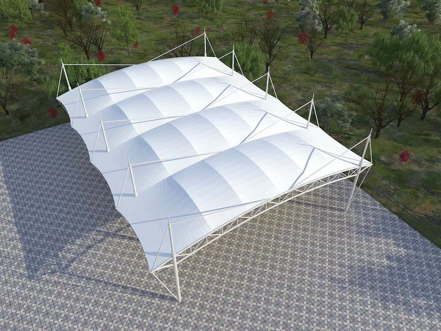 充电桩车棚建设：绿色出行的新引擎   