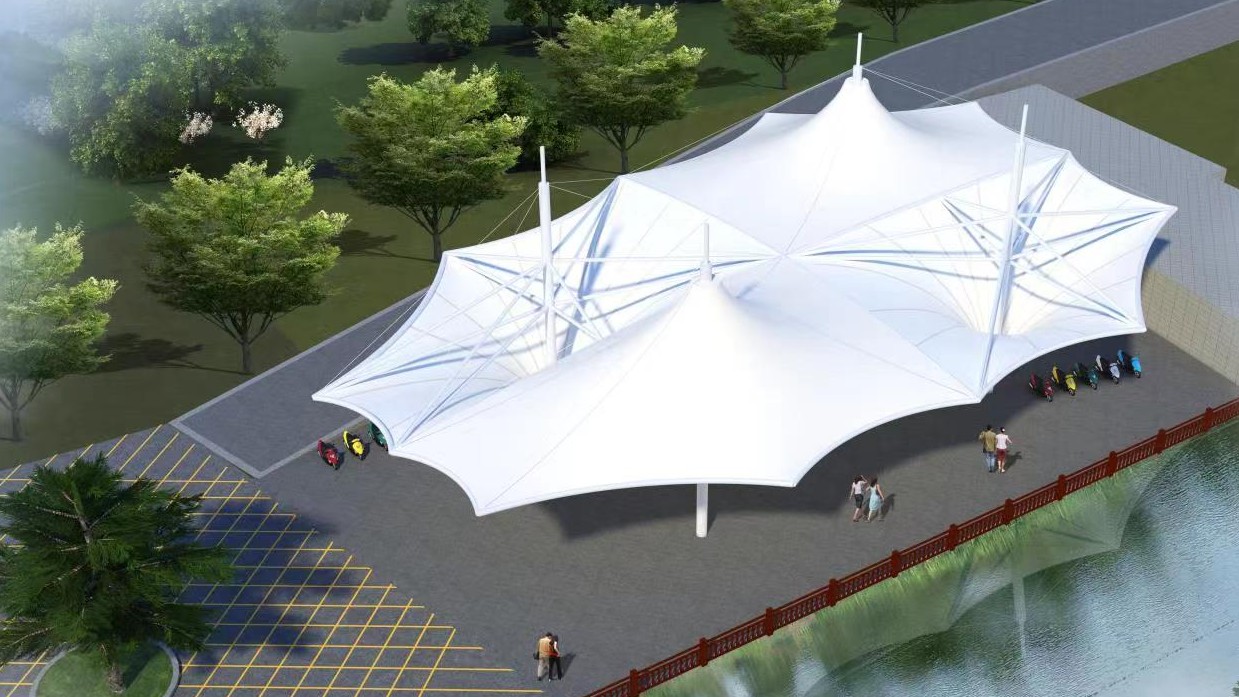 定制膜结构汽车车棚:现代停车解决方案的创新选择