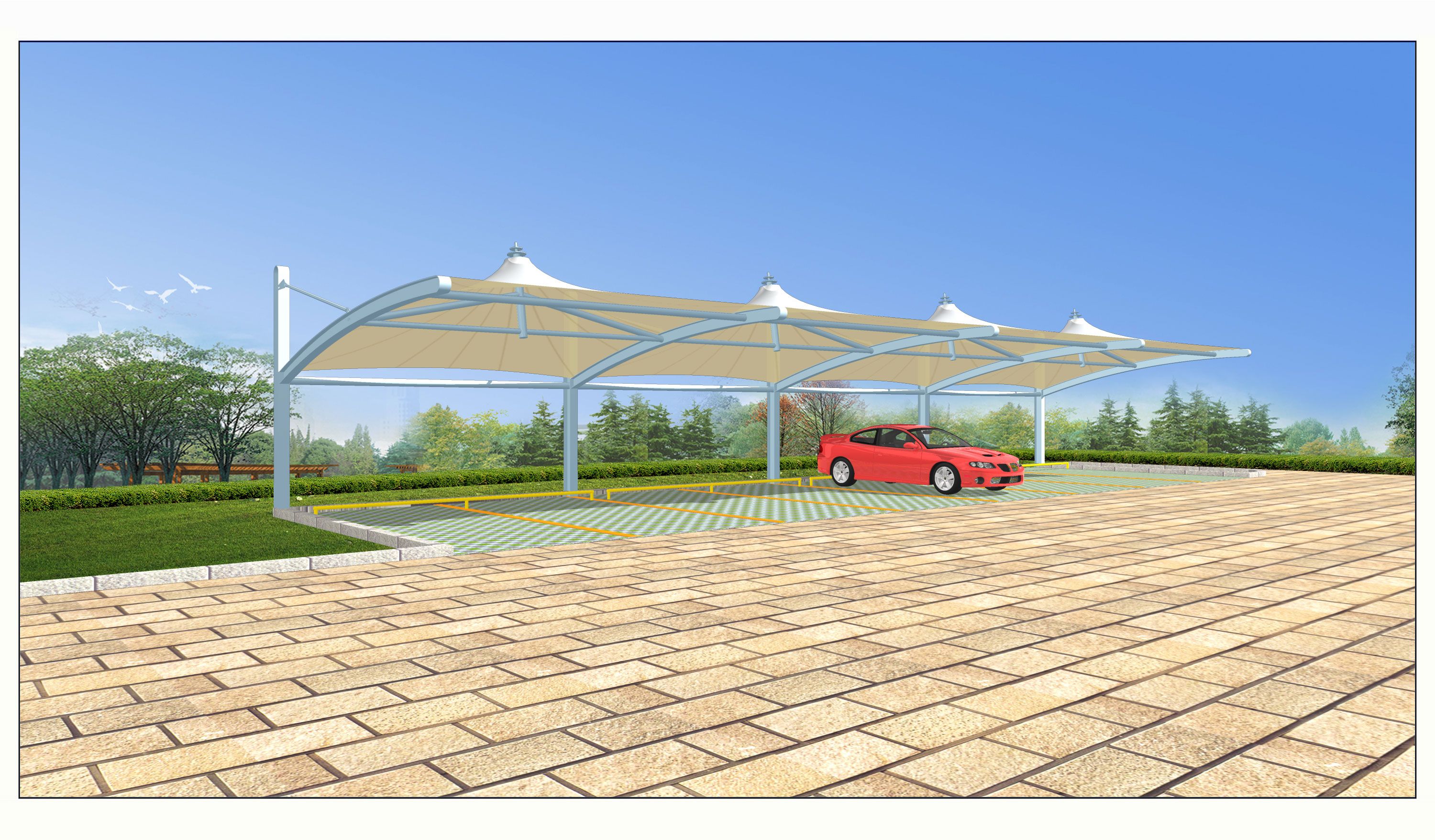 网球场加棚:为运动带来更多的温暖和保护-2