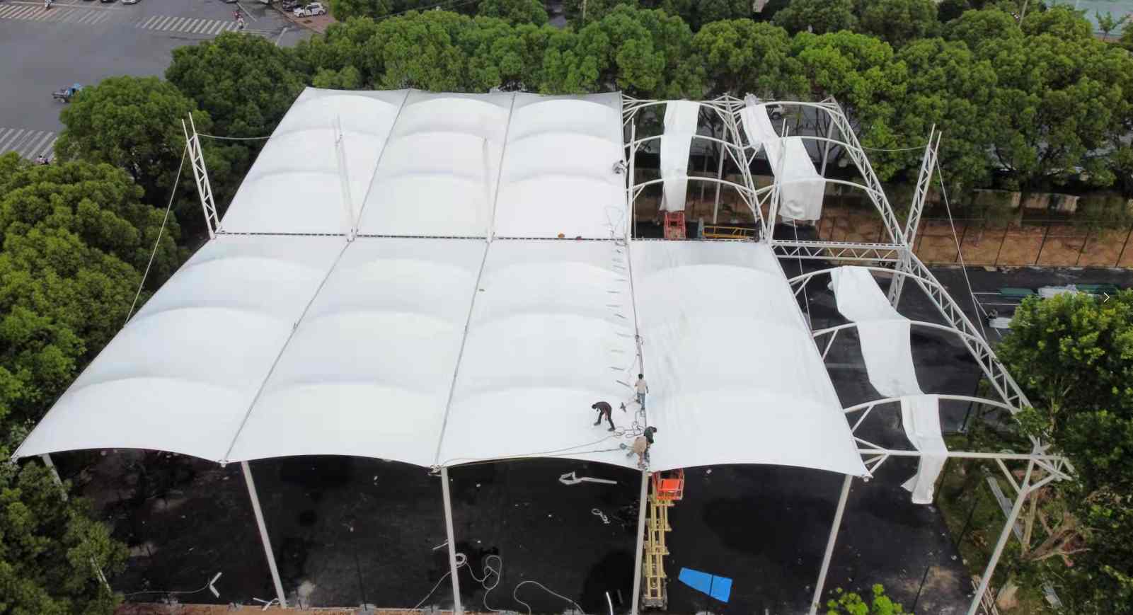 《创新设计,为无锡市带来全新体育观赛体验——无锡膜结构体育看台-2