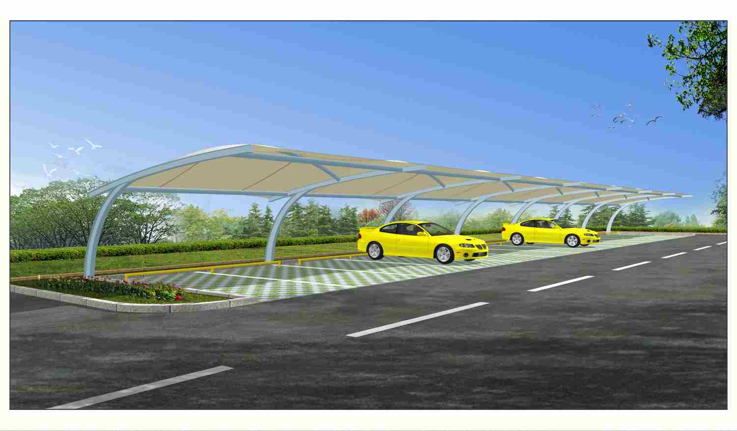 张拉膜景观造价分析-1