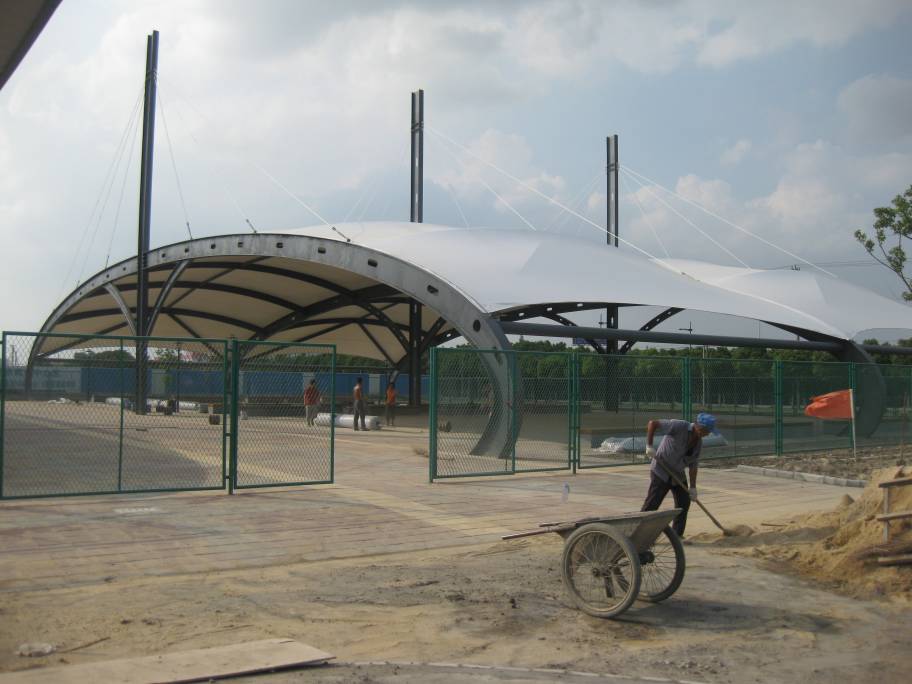 篮球馆篷房——为运动场增添一抹亮色-1